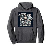 South Carolina State Palmetto Tree SC Lovers Pullover Hoodie