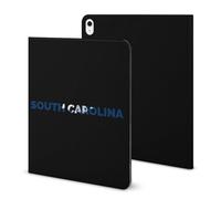 South Carolina Text Art Funny Tablet Case Compatible with IPAD 2020 AIR 4 （10.9in） Personality Protective Cover with Pen Slot