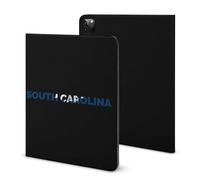 South Carolina Text Art Funny Tablet Case Compatible with IPAD Pro 2020 （11in） Personality Protective Cover with Pen Slot