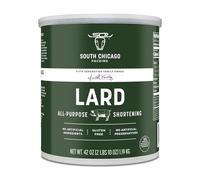 South Chicago Packing Traditonal LARD Shortening, 42 Ounces, Specialty Baking Shortening and Cooking Fat