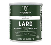 South Chicago Packing Traditonal LARD Shortening, 42 Ounces, Specialty Baking Shortening and Cooking Fat