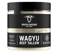 South Chicago Packing Wagyu Beef Tallow, 11 Ounce Jar, Perfect for Searing, Sautéing, Cooking, Pan Frying, Keto Friendly, Paleo Friendly, Pantry