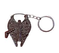South Coast Jewellery Star Wars Millennium Falcon Metal Keyring Keychain Bottle Opener Bag Pencil Case Charm Pendent Silver