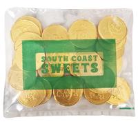 South Coast SweetsⓇ - Pirate Gold Milk Chocolate Coins - 25 coins