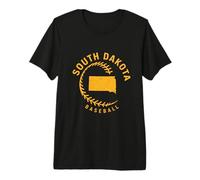 South Dakota Baseball State Pride Sports Fan Premium T-Shirt