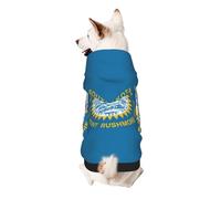 South Dakota Flag Print Dog Hoodie Sweatshirt For Small Dogs, Warm, Soft And Breathable Pet Clothes, Easy To Wear Jumper For Winter And Fall Warm