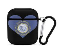 South Dakota Heart Flag Case Compatible with AirPods 2nd 1st
