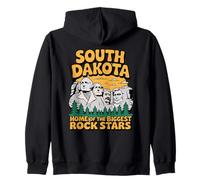 South Dakota Home of the Biggest Rock Stars Zip Hoodie