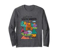South Dakota Icons Mount Rushmore Adventure Long Sleeve T-Shirt