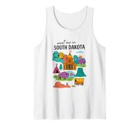 South Dakota Icons Mount Rushmore Adventure Tank Top
