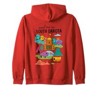 South Dakota Icons Mount Rushmore Adventure Zip Hoodie