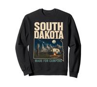 South Dakota Made For Camping Camper Trailer Souvenir Sweatshirt