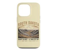 South Dakota Sharp Silence & Timeless Sky Vintage Landscape Case for iPhone 13 Pro
