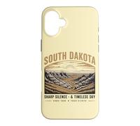 South Dakota Sharp Silence & Timeless Sky Vintage Landscape Case for iPhone 16 Plus