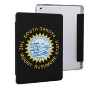 South Dakota State Flag Tablet Case with Pen Slot Compatible with IPAD 2020 | Slim Stylish Tri-fold Protective Cover