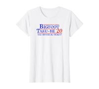 South Dakota Taku-he Cryptid Value Graphic T-Shirt, Women, White, M