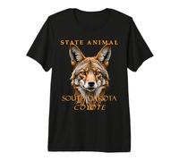 South Dakota Territory Animal The Coyote Premium T-Shirt