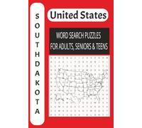 South Dakota USA Word Puzzle Book: The Ultimate Word Search Book for Adults, Seniors, and Teens | Large Print Edition | Brain Training Adventure: 50 Exciting Puzzles!