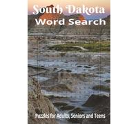 South Dakota Word Search: Word Searches with Easy to Read print about South Dakota, South Dakota Cities, South Dakota Terms and more, |6x9 inches, 110 ... Vacations, Birthdays, Holidays and Free Time