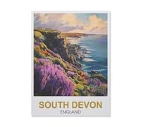 South Devon England，Paper Jigsaw Puzzle 1000 Pieces Adult Toys Decompression Game（38x52cm）-FD38