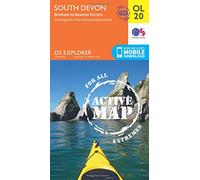 Explorer Active Ol20 South Devon Map With Digital Version - Orange, Orange One Size