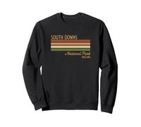 South Downs National Park England UK Sweatshirt, Adult Unisex, Black, Small