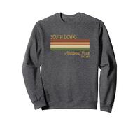 South Downs National Park England UK Sweatshirt, Adult Unisex, Dark Heather Grey, XX-Large