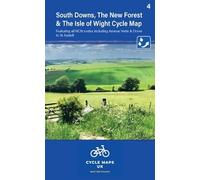 South Downs, The New Forest, and The Isle of Wight Cycle Map 4: Including Avenue Verte and Dover to St Austell