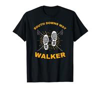 South Downs Way Walker Walking Rambling Footpath T-Shirt