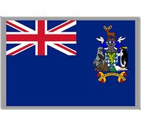 SOUTH GEORGIA AND THE SOUTH SANDWICH ISLANDS FLAG REFRIDGERATOR MAGNET
