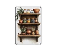 South Indian Ayurveda Retro Poster Metal Tin Sign Chic Art Retro Iron Painting Bar People Cave Cafe Family Garage Poster Wall Decoration 8x12inch(20x30cm)