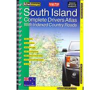 South Island Complete Drivers Atlas With Indexed Country Roads