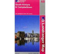 South Kintyre and Campbeltown: Sheet 68 (OS Landranger Map)