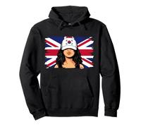South Korea Britain Flag Women Roots British Korean Heritage Pullover Hoodie