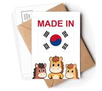 South Korea Country Love Postcards Envelopes Cards Mailing Year Horse