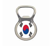 South Korea Flag Beer Bottle Opener Fridge Refrigerator Magnet Metal Glass Crystal Travel Souvenir Gift Home Decoration