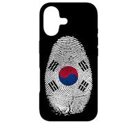 South Korea Flag Fingerprint DNA Gift for South Koreans Case for iPhone 17