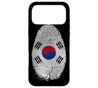 South Korea Flag Fingerprint DNA Gift for South Koreans Case for iPhone 17 Pro Max