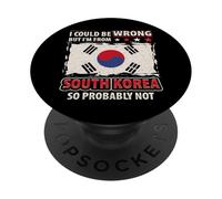 South Korea Flag of the World Funny Design PopSockets Adhesive PopGrip