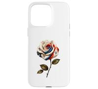 South Korea Flag Rose Korean Pride Heritage Flower Lover Case for iPhone 15 Pro Max