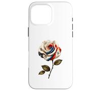 South Korea Flag Rose Korean Pride Heritage Flower Lover Case for iPhone 16 Pro Max