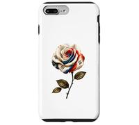 South Korea Flag Rose Korean Pride Heritage Flower Lover Case for iPhone 7 Plus/8 Plus