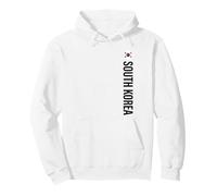 South Korea Flag Vertical Pullover Hoodie