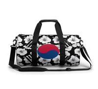 South Korea Hibiscus Flowers Duffle Bag Gym Travel Carry On