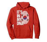 South Korea Its In My DNA Fingerprint Heritage Pullover Hoodie