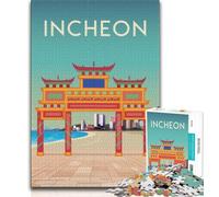 South Korea Jigsaw Puzzles for Teenagers,Help The Brain Exercise Addictive Toys to Cultivate Patience A Work of Art 38x26cm