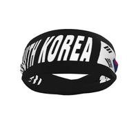 South Korea Korean Striped Flag Sport Sweatband for Men Women Quick Dry Headbands Non Slip Sweat Proof Hairband Breathable Headwear for Running