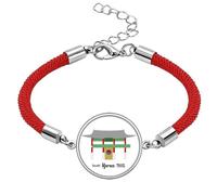 South Korea Landmarks Buk Lucky Red String Bracelet Rope Bracelet Handmade