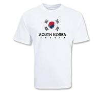 South Korea Men's Soccer T-Shirt in White | Size: Medium South Korea White M