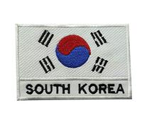 South Korea National Country Flag Patch Iron On Patch Sew On Embroidery Badge Country Patch